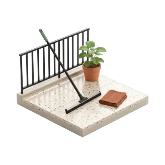 Balcony Cleaning
